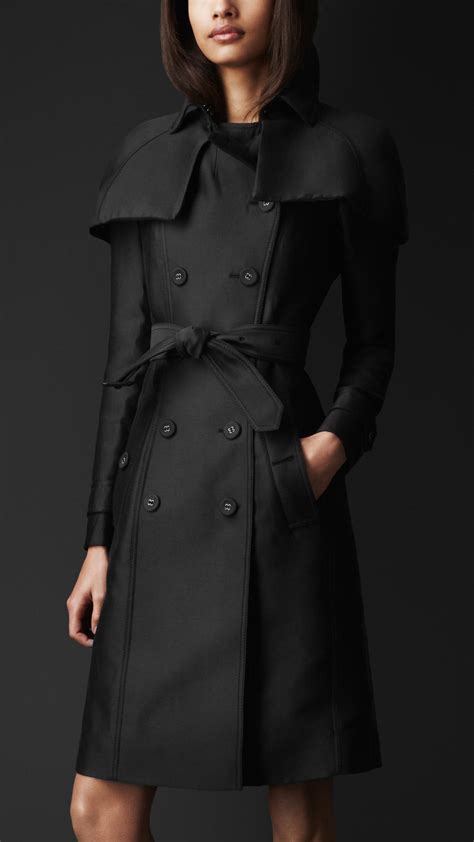 burberry duchess cape trench|longest burberry trench coat.